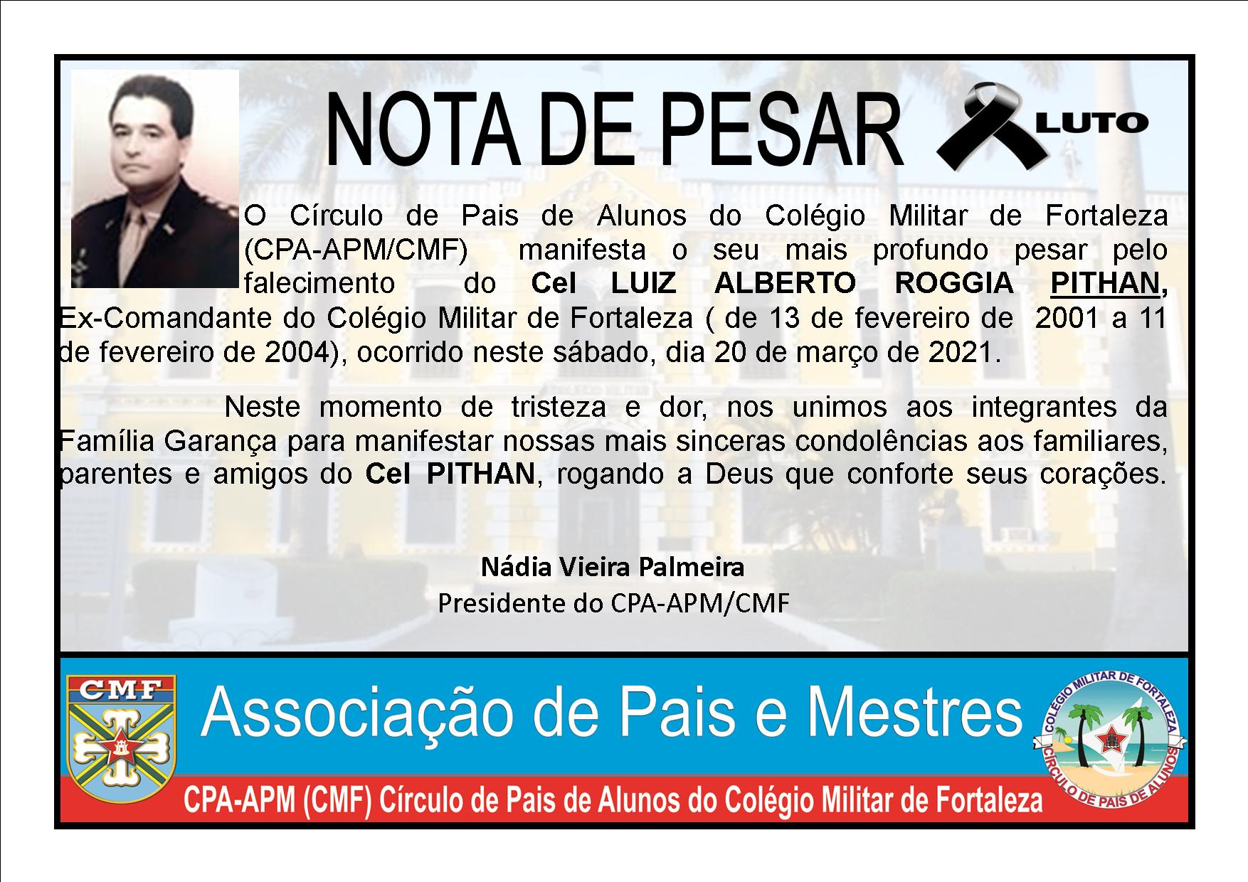NOTA DE PESAR CEL PITHAN